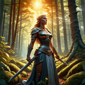 Scandinavian goddess of War and Death - 5.png