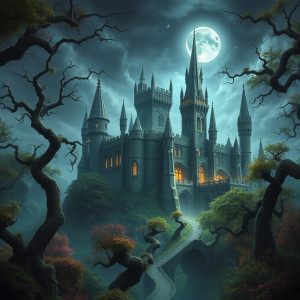 Castle of Morrigan in Irish forest -  3.jpg