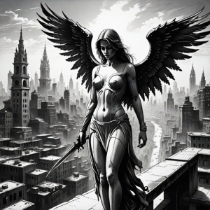 Angel of death over modern city - 1.png