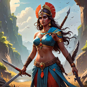 Indian goddess of war and death - 3.png