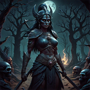 Indian goddess of war and death - 8.png