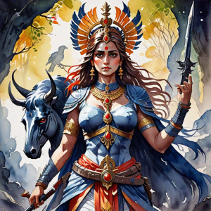 Indian goddess of war and death - 9.png