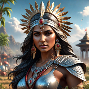 Indian goddess of war and death - 27.png