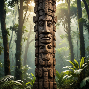 Pagan totem in African jungle.png
