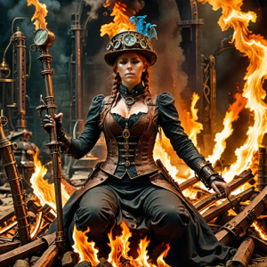 Female Christian martyr on a burning pyre - 5.png