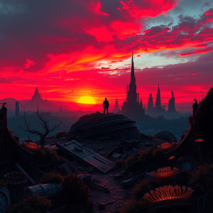 Bloody sunset over apocalyptic landscape.jpg