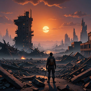 Bloody sunset over apocalyptic landscape - 1.jpg