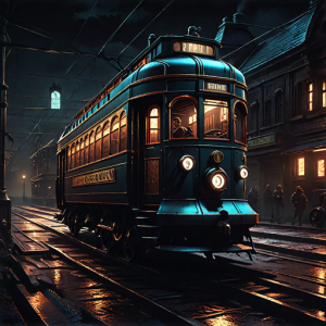 Steampunk streetcar in Victorian London - 6.png