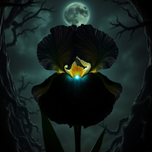 Deadly iris flower under black moon.jpg