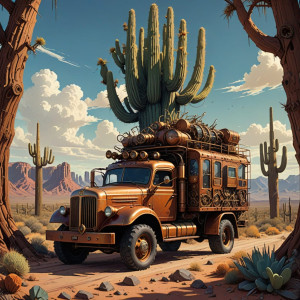Steampunk truck in Arizona desert - 100.jpg