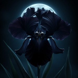 Deadly iris flower under Black moon - 1.jpg