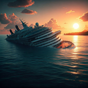 Sinking cruise ship in the Caribbean - 1.jpg