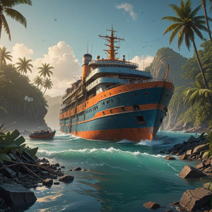 Sinking cruise ship in the Caribbean - 10.jpg