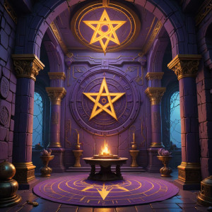 Magical pentagram in mystical castle - 1.jpg