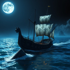 Death ship in the Caribbean under Black Moon - 1.jpg