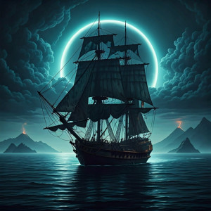 Death ship in the Caribbean under Black Moon - 2.jpg
