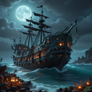 Death ship in the Caribbean under Black Moon - 7.jpg