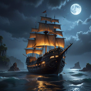 Death ship in the Caribbean under Black Moon - 8.jpg