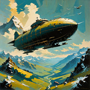 Steampunk airship - 5.png
