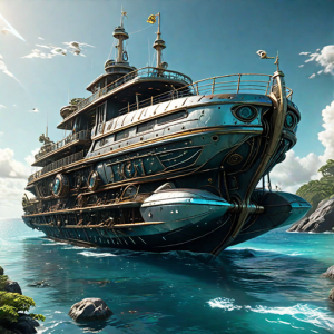 Steampunk yacht in the Caribbean - 4.png