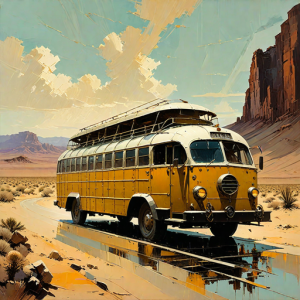 Steampunk bus in Arizona desert - 5.png