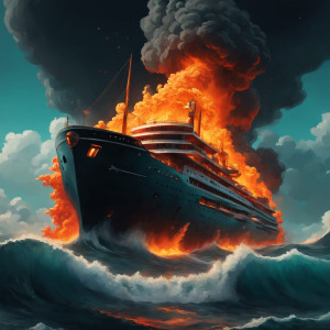 Burning cruise ship - 1.jpg