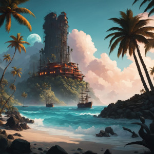 Island in the Caribbean under Black Moon.jpg