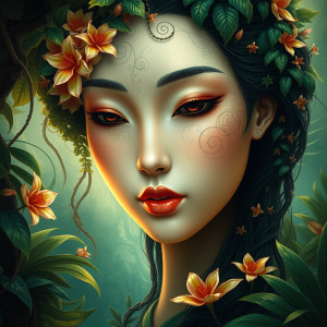 Giant head of a woman in Far Eastern jungle.jpg