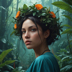 Giant head of a woman in Far Eastern jungle - 3.jpg