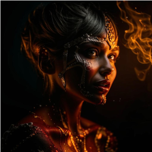 Burning face of a beautiful demoness - 3.png