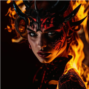 Burning face of a beautiful demoness - 7.png