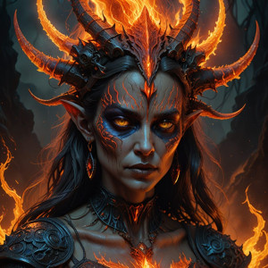 Burning face of a beautiful demoness - 7.jpg