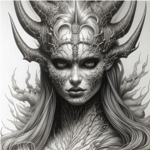 Burning face of a beautiful demoness - 10.png