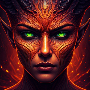 Burning face of a beautiful demoness - 12.jpg
