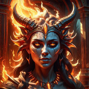 Burning face of a beautiful demoness - 13.jpg