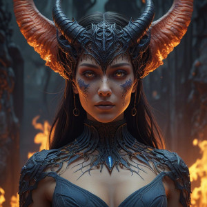 Burning face of a beautiful demoness - 15.jpg