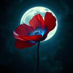 Deadly poppy flower under Black moon.jpg