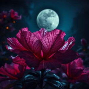 Deadly azalea flower under Black moon.jpg