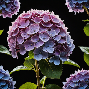 Deadly Hydrangea flower under Black moon - 1.png