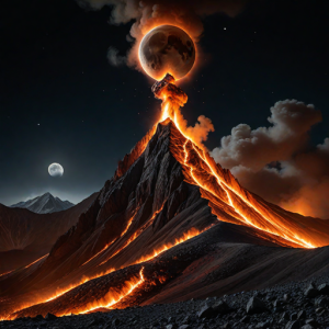 Burning mountain under Black moon - 1.png
