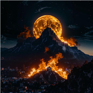 Burning mountain under Black moon - 3.png