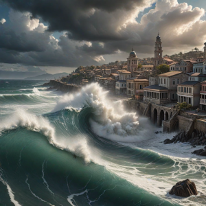 Tsunami destroys ancient coastal city - 1.png