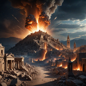 Comet explosion destroys ancient city.png