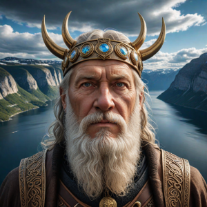 Face of Odin in the sky over Scandinavian fjord.png