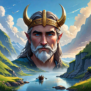 Face of Odin in the sky over Scandinavian fjord - 2.png