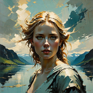 Face of Freyja in the sky over Scandinavian fjord - 3.png