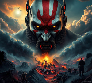 Face of god Ares in the sky over the battlefield.jpg