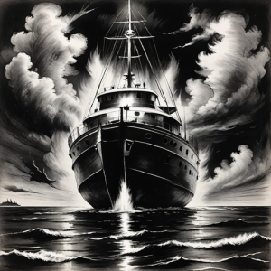 Burning yacht in the Caribbean - 2.png
