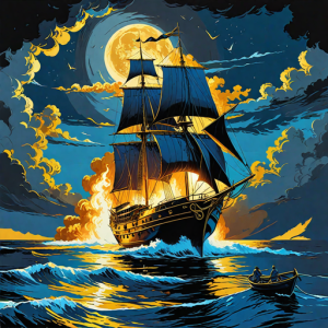 Burning yacht in the Caribbean - 12.png