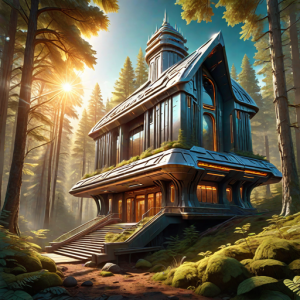 Giant futuristic building in Oregon forest - 3.png